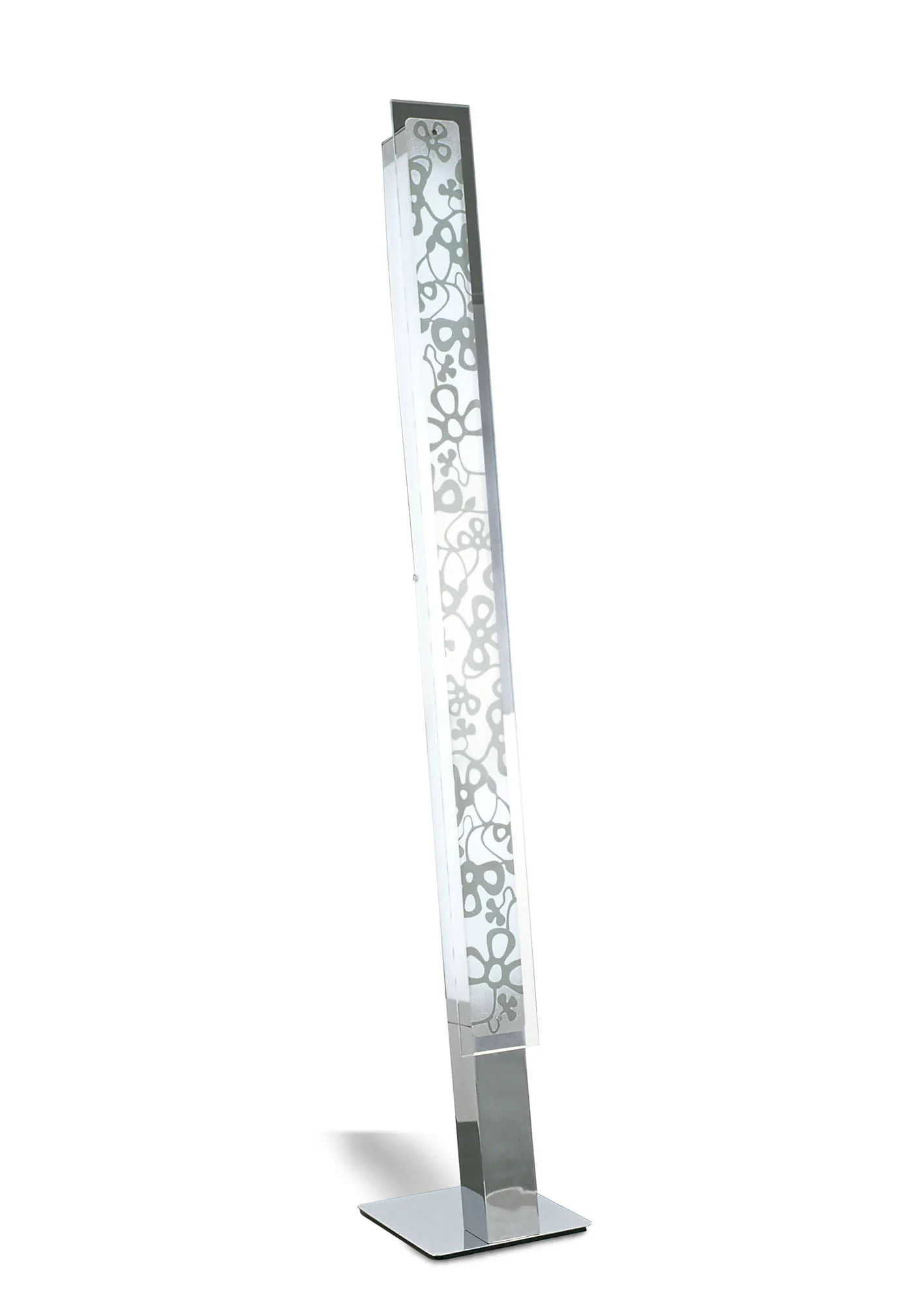 M8501/1  Euphoria Glass 158cm Floor Lamp 2 Light